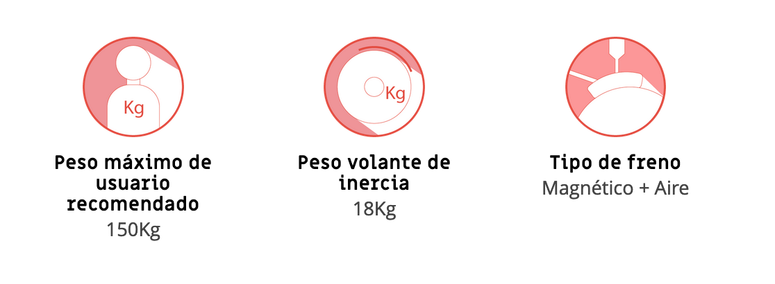 Bicicleta Ciclo Indoor BH AirMag H9120 - Imagen 6