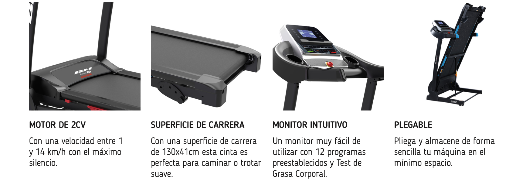 Cinta De Correr BH Pionner S2 (G6260) - Imagen 3