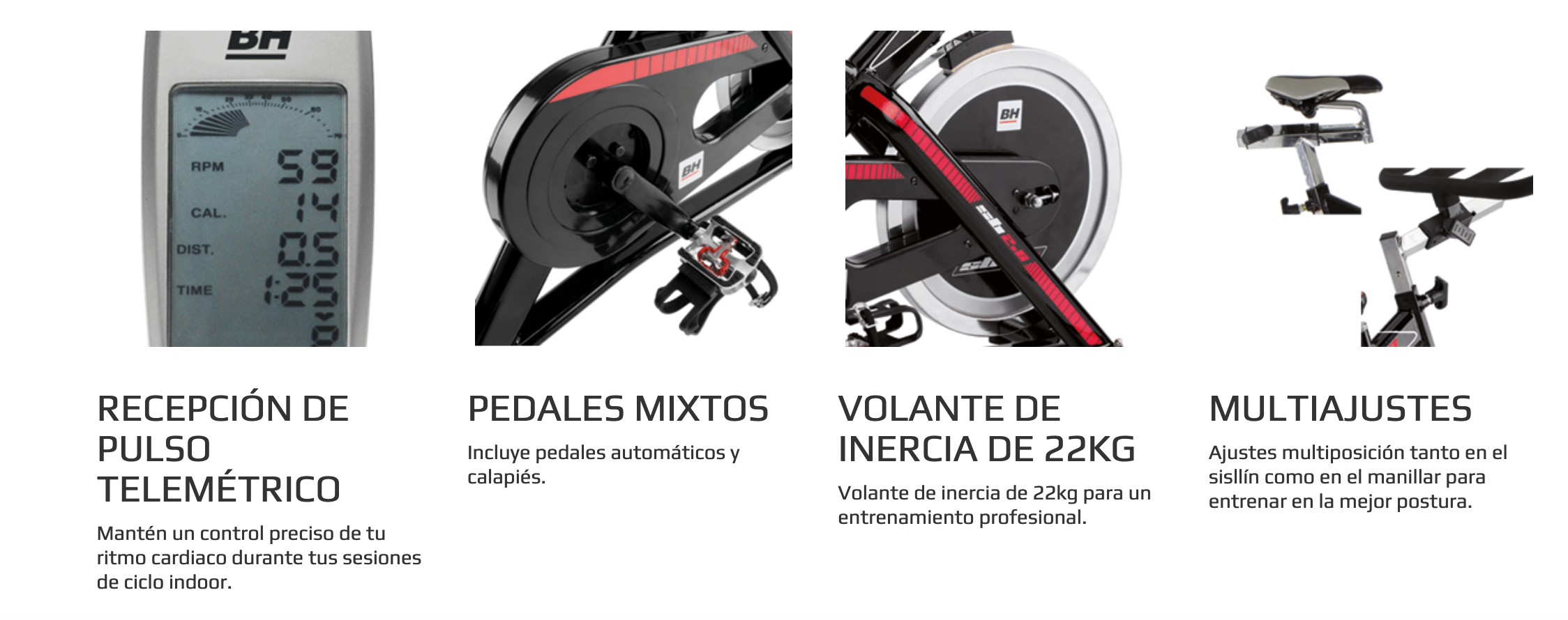 Bicicleta Ciclo Indoor BH SB2.6 H9173 - Imagen 5