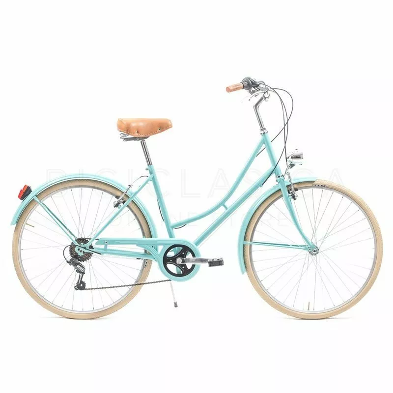 BICICLETA VINTAGE CAPRI VALENTINA AGUAMARINA 26″ 6 VELOCIDADES