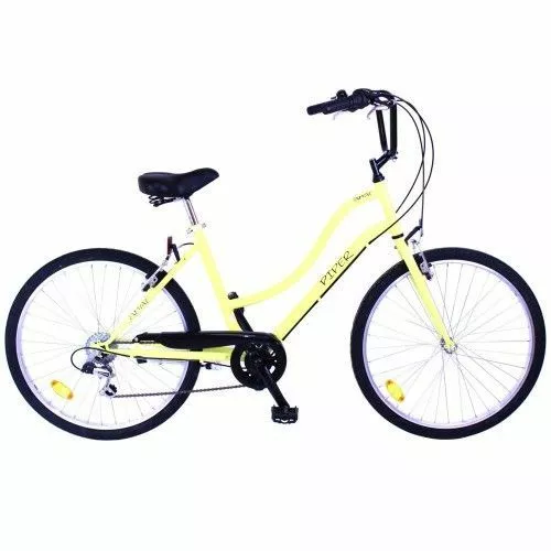 BICICLETA DE PASEO AMAT PIPER 26″ 6 VELOCIDADES AMARILLO
