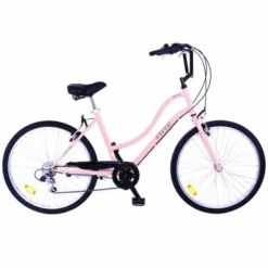 BICICLETA DE PASEO AMAT PIPER 26″ 6 VELOCIDADES ROSA
