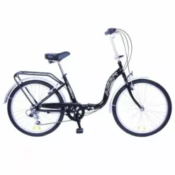 BICICLETA PLEGABLE AMAT URBAN 24″ 6 VELOCIDADES NEGRO