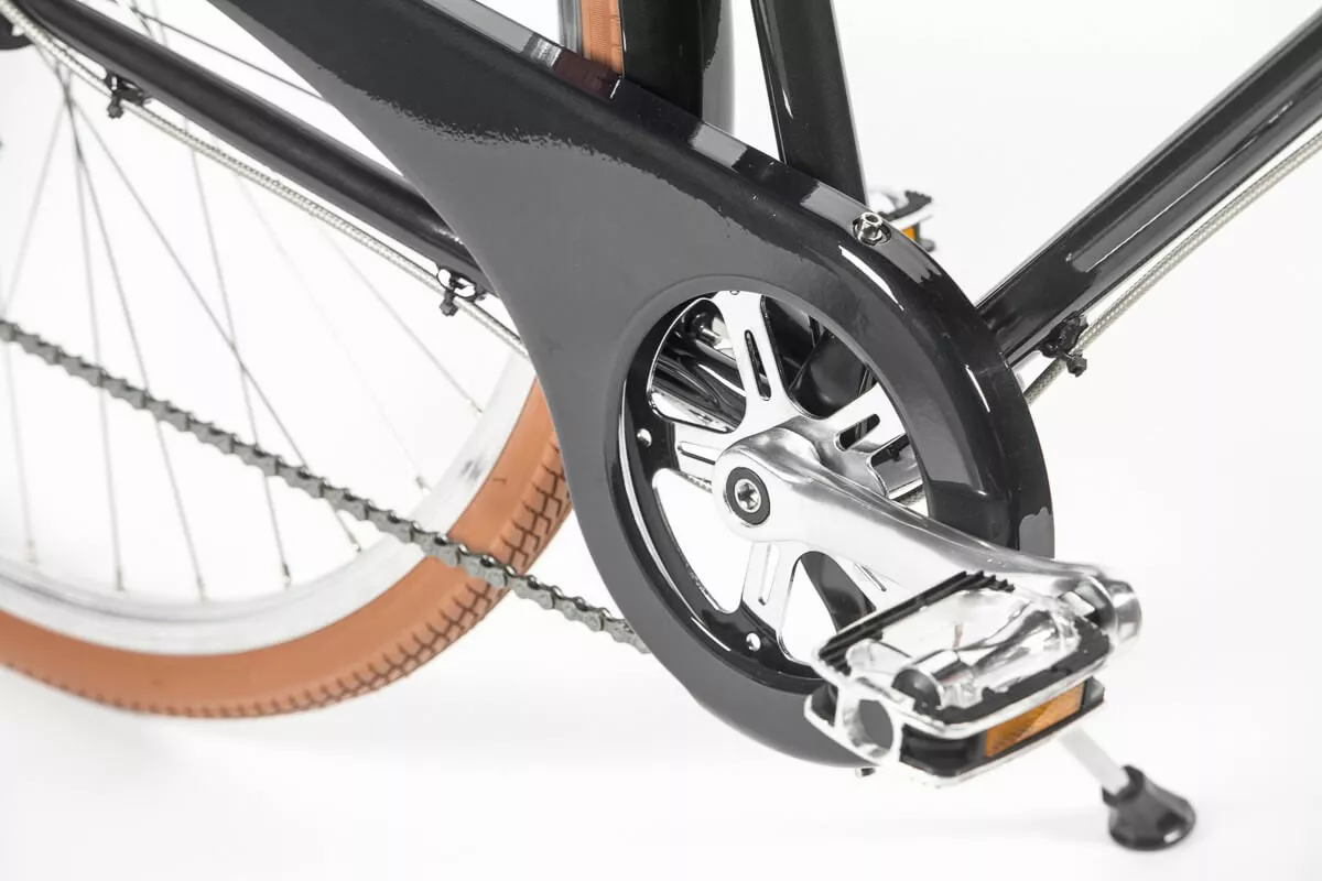 BICICLETA CAPRI LYON NEGRO-MARRÓN 7V - Imagen 6