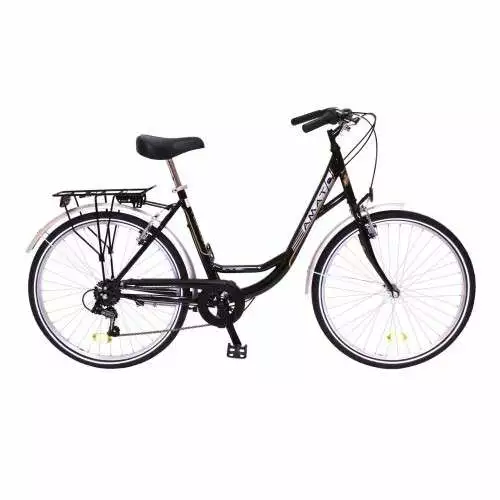 BICICLETA DE PASEO AMAT FLORIDA 26″ 6 VELOCIDADES NEGRO