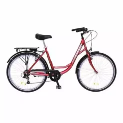 BICICLETA DE PASEO AMAT FLORIDA 26″ 6 VELOCIDADES GRANATE