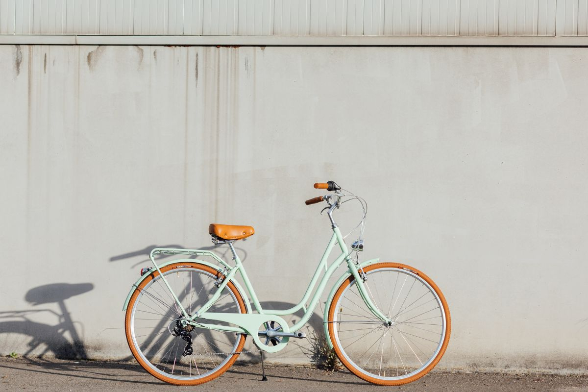 BICICLETA VINTAGE CAPRI BERLIN VERDE-MIEL 28″ 7 VELOCIDADES - Imagen 5