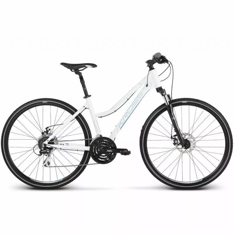 BICICLETA HÍBRIDA KROSS EVADO 4.0 MUJER 28″ 24 VELOCIDADES