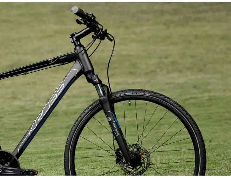 BICICLETA HÍBRIDA KROSS EVADO 6.0 HOMBRE 28″ 27 VELOCIDADES - Imagen 3