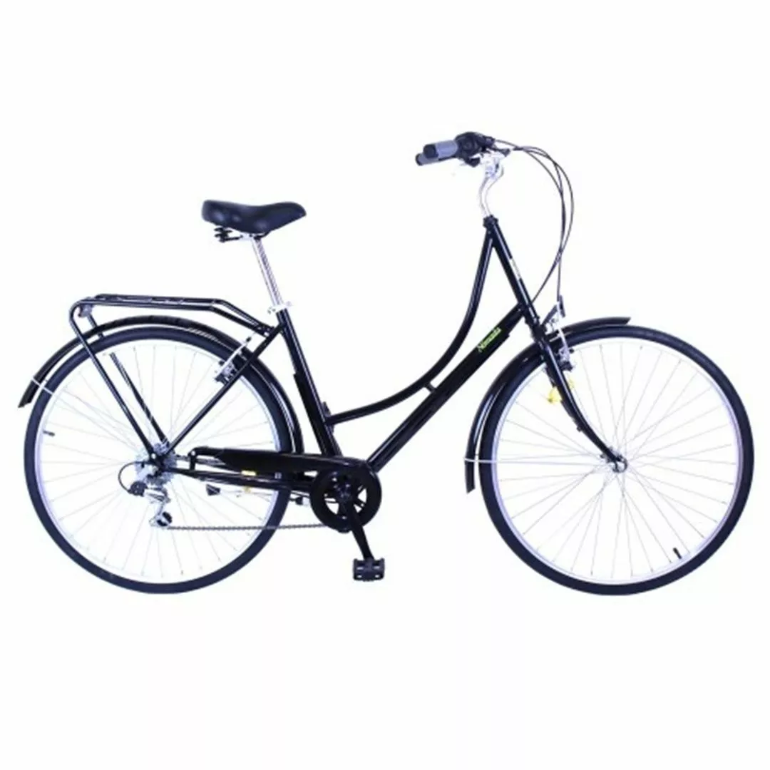 BICICLETA DE PASEO AMAT NÓMADA 700C 6 VELOCIDADES NEGRO