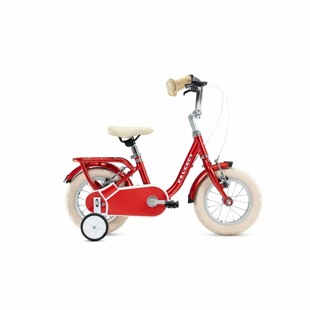 BICICLETA VINTAGE NIÑOS PEUGEOT LJ-12 12″ 1 VELOCIDAD NARANJA