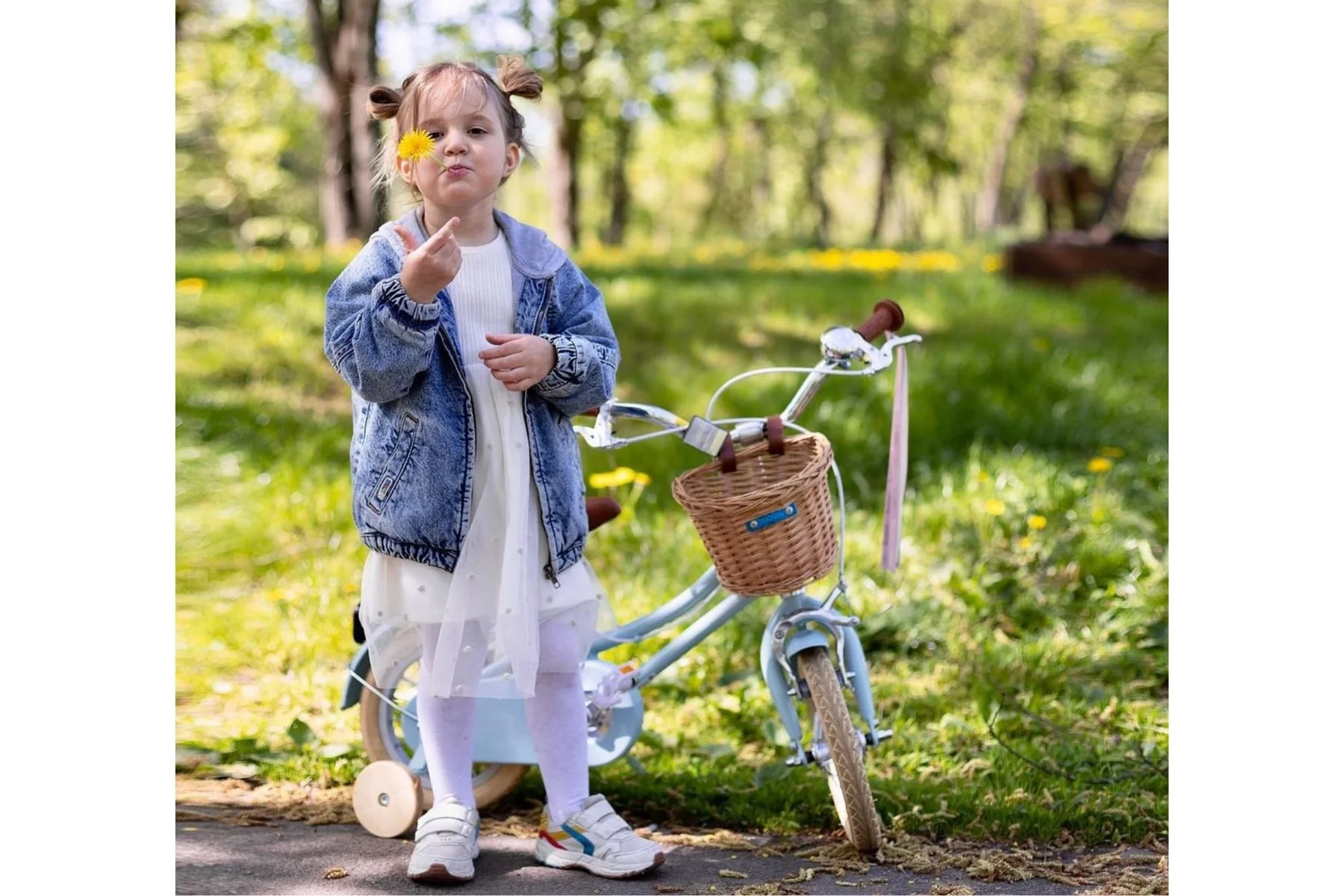 BICICLETA NIÑOS BOBBIN GINGERSNAP 12 PULGADAS AZUL CIELO 2-4 AÑOS - Imagen 4