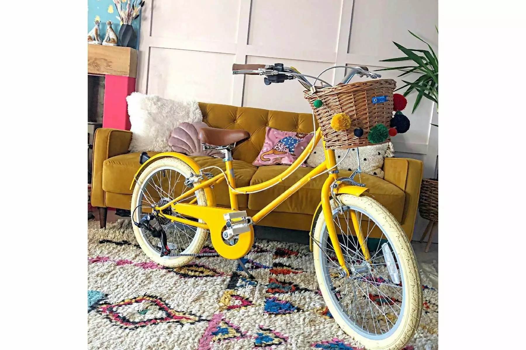 BICICLETA NIÑOS BOBBIN GINGERSNAP 20 PULGADAS AMARILLO 5-8 AÑOS - Imagen 4