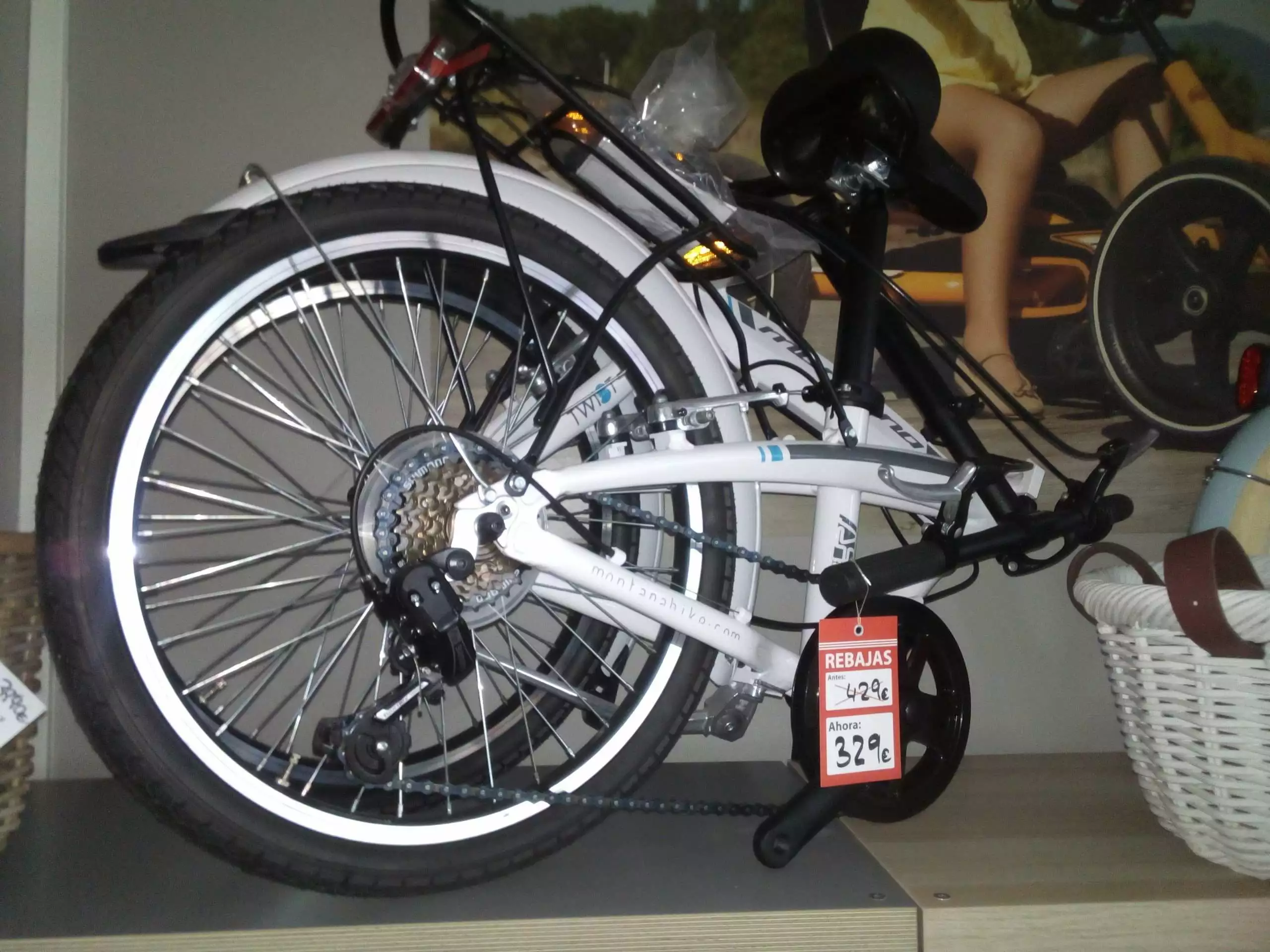 BICICLETA PLEGABLE ALUMINIO MONTANA TWIST 20″ 6 VELOCIDADES - Imagen 2