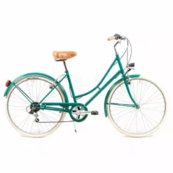 BICICLETA URBANA CAPRI VALENTINA VERDE ESMERALDA 26″ 6 VELOCIDADES