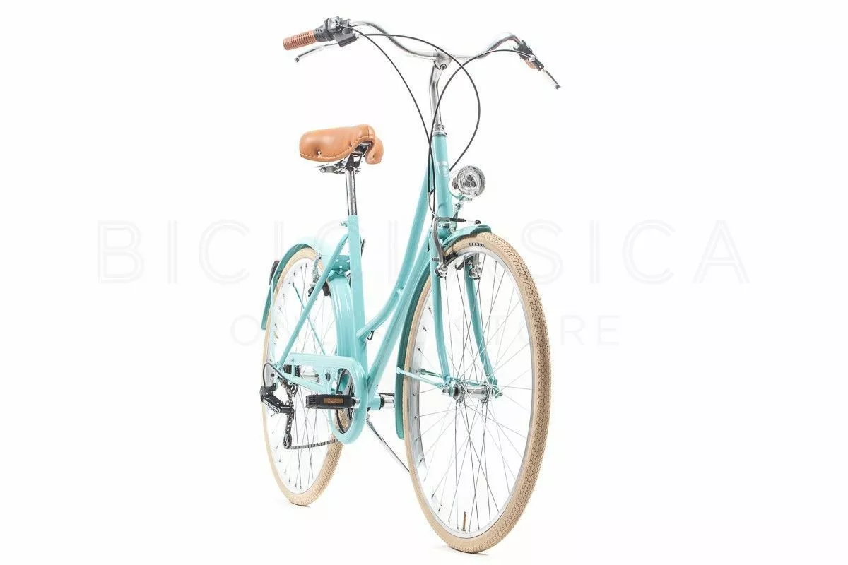 BICICLETA VINTAGE CAPRI VALENTINA AGUAMARINA 26″ 6 VELOCIDADES - Imagen 4