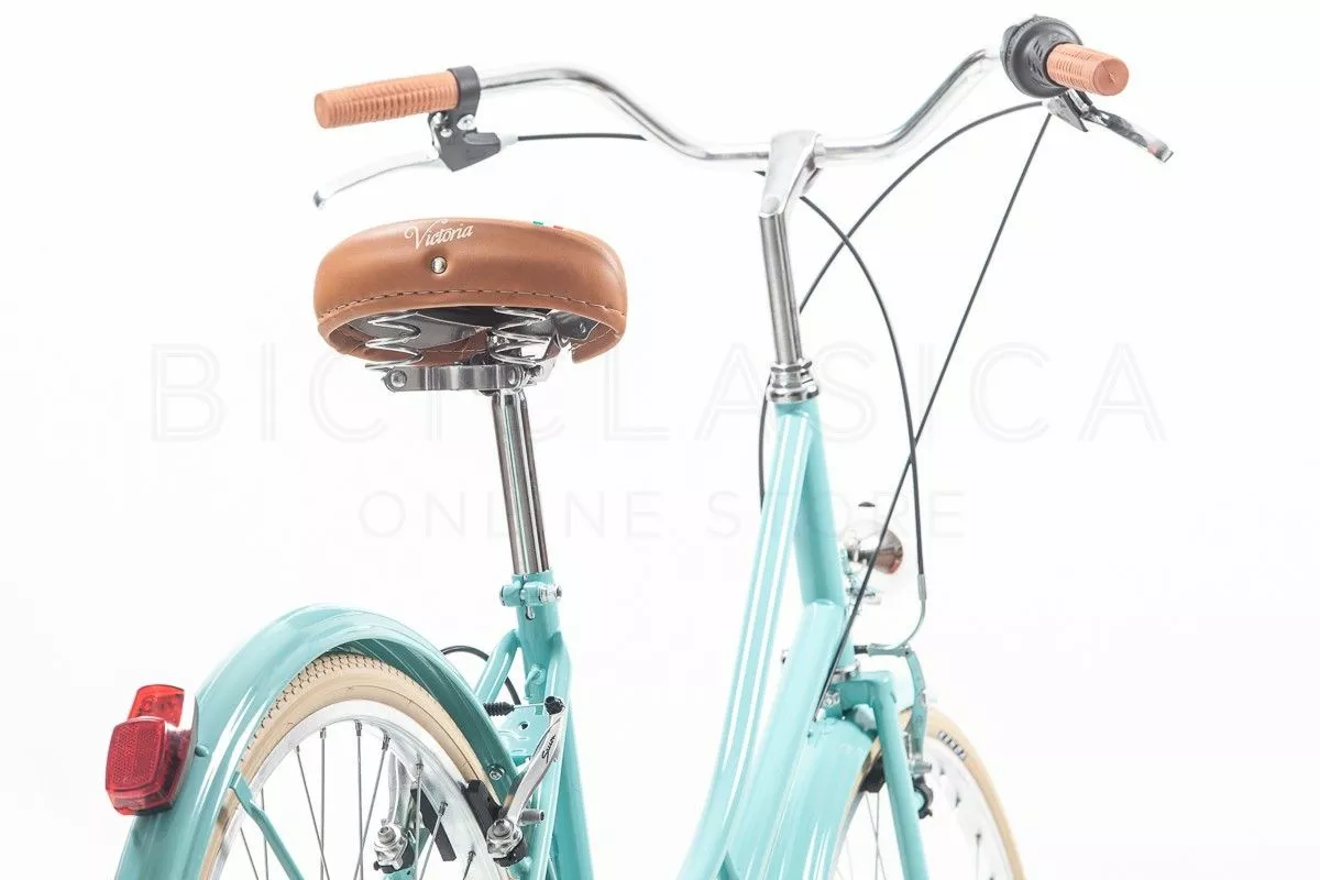 BICICLETA VINTAGE CAPRI VALENTINA AGUAMARINA 26″ 6 VELOCIDADES - Imagen 5