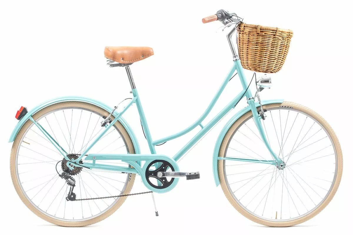 BICICLETA VINTAGE CAPRI VALENTINA AGUAMARINA 26″ 6 VELOCIDADES - Imagen 6