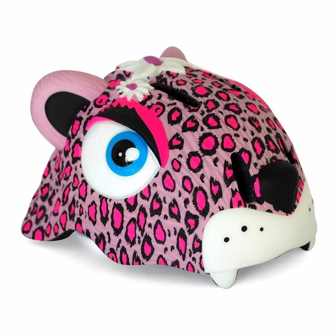 CASCO CRAZY SAFETY LEOPARDO ROSA