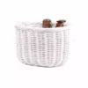 CESTA DE MIMBRE PARA BICICLETA VICTORIA BLANCA